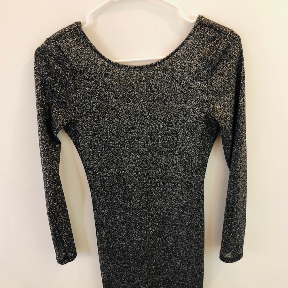 Black Sparkly Bodycon Dress 💎